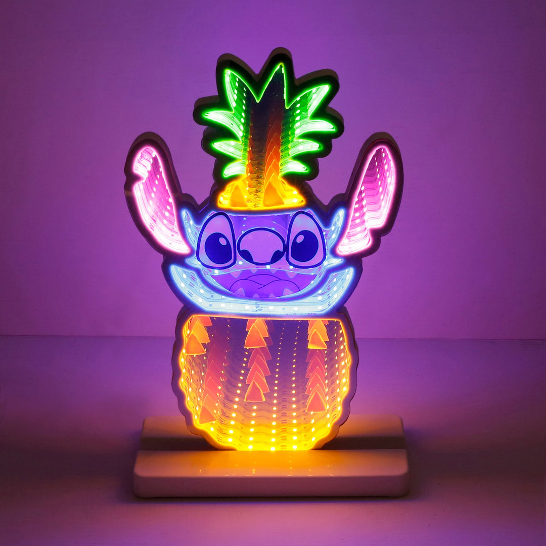 Stitch in Pineapple Infinity Mirror by Disney D56