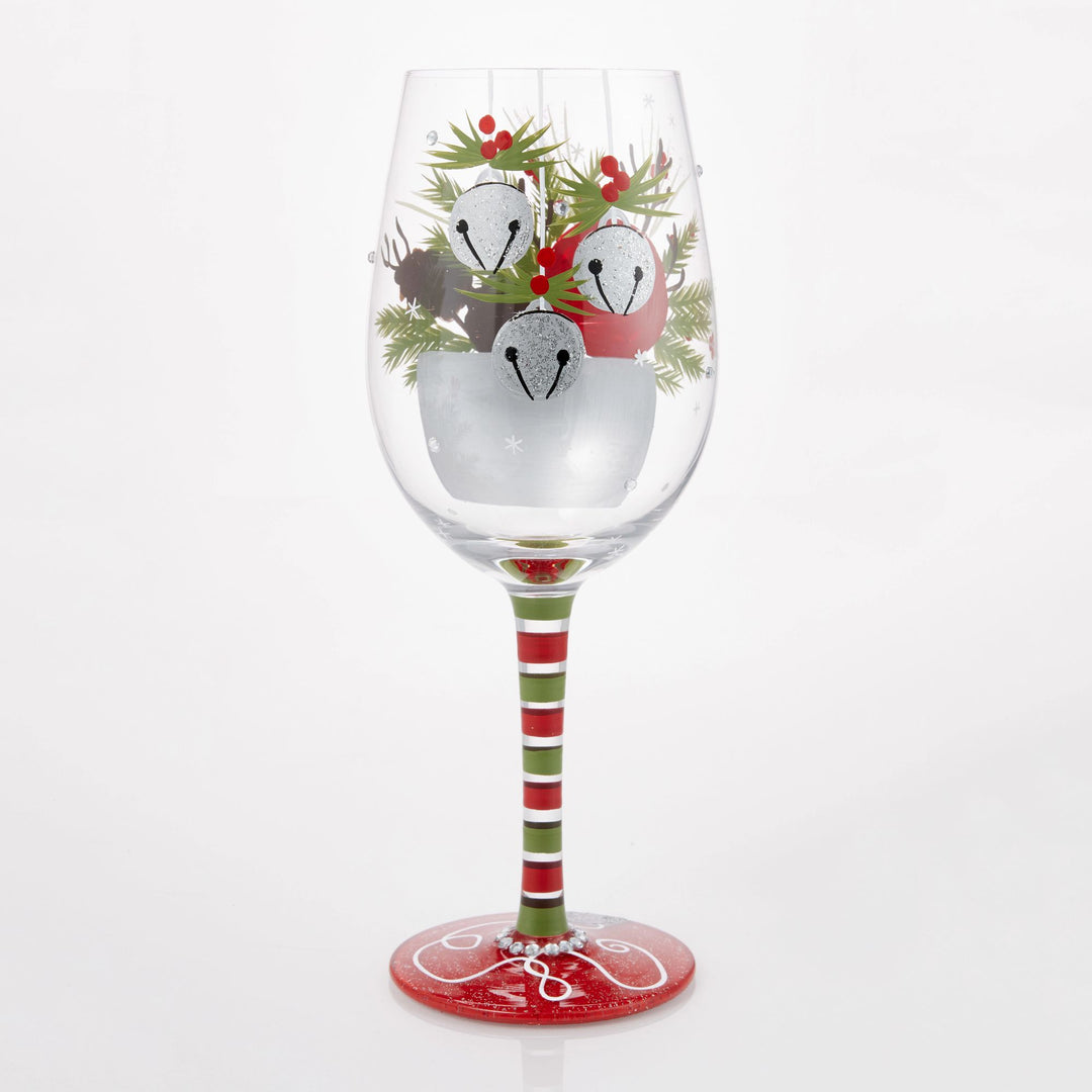 Best Christmas Ever Wine Glass by Lolita