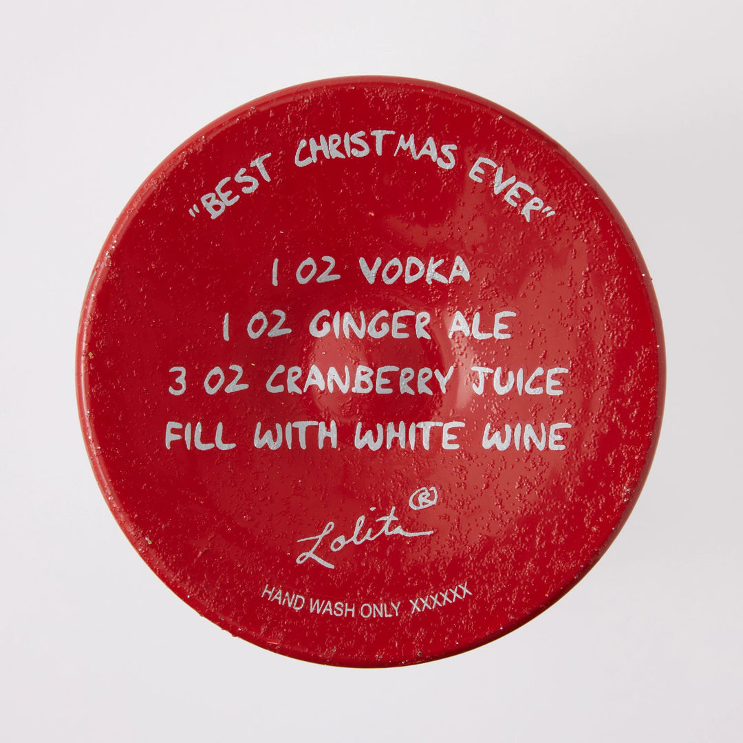 Best Christmas Ever Wine Glass by Lolita