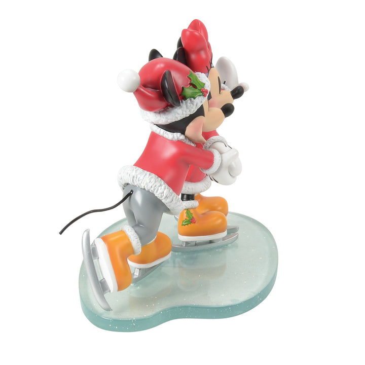 Mickey and Minnie Mouse Skating Figurine by Disney Showcase