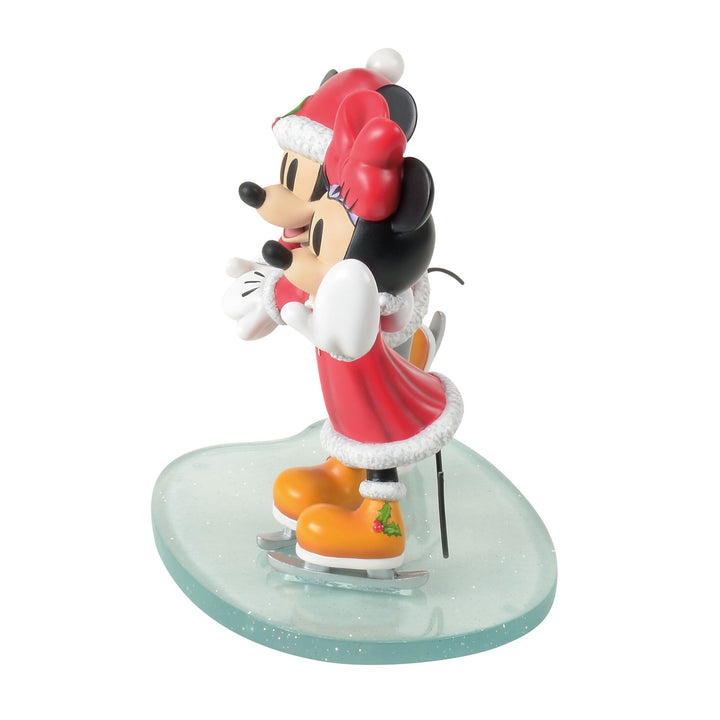 Mickey and Minnie Mouse Skating Figurine by Disney Showcase