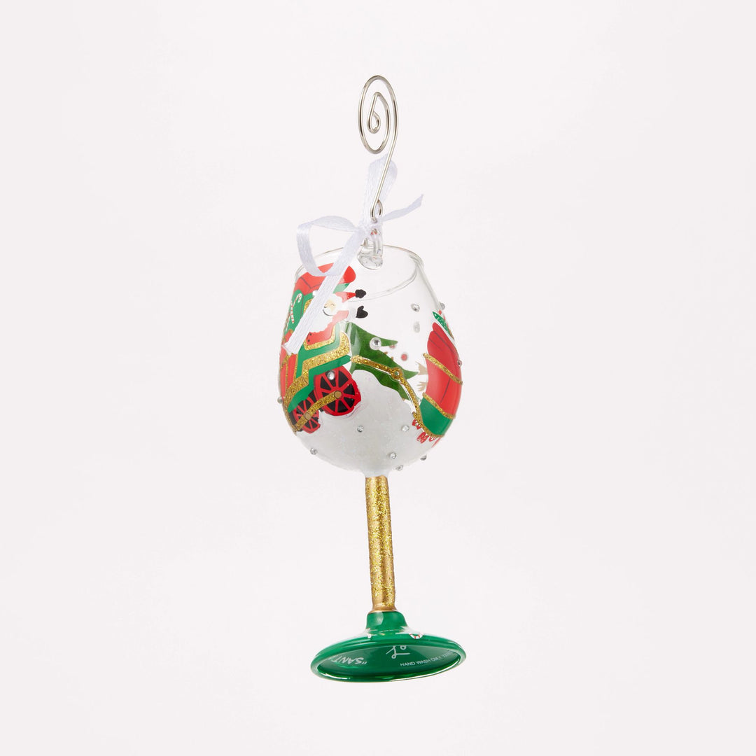 Santa's Chugging Along Hanging Ornament by Lolita