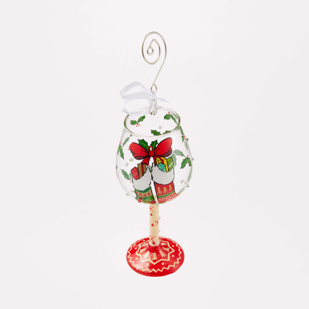 Stockings with Care Hanging Ornament by Lolita