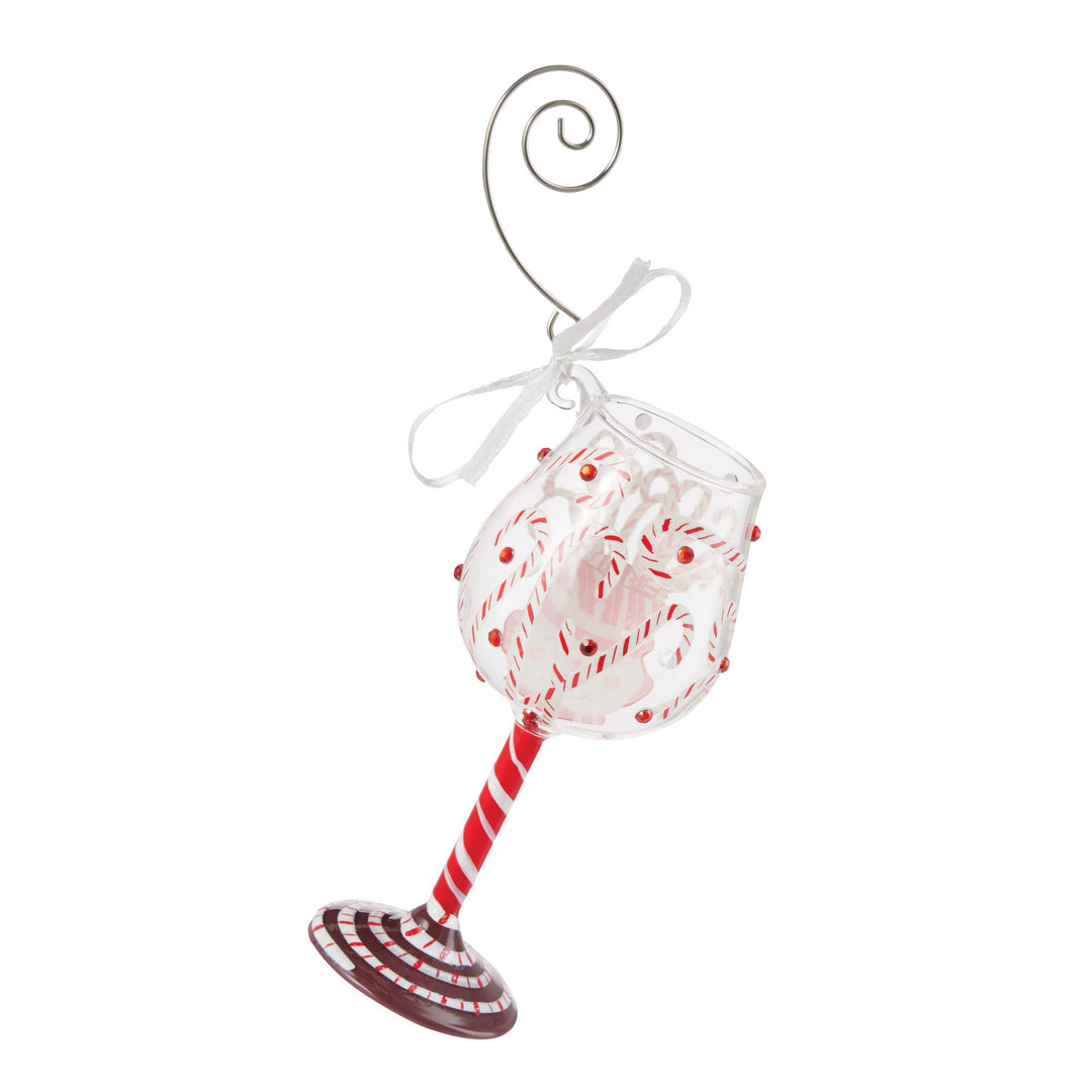 Candy Cane Jar Hanging Ornament by Lolita