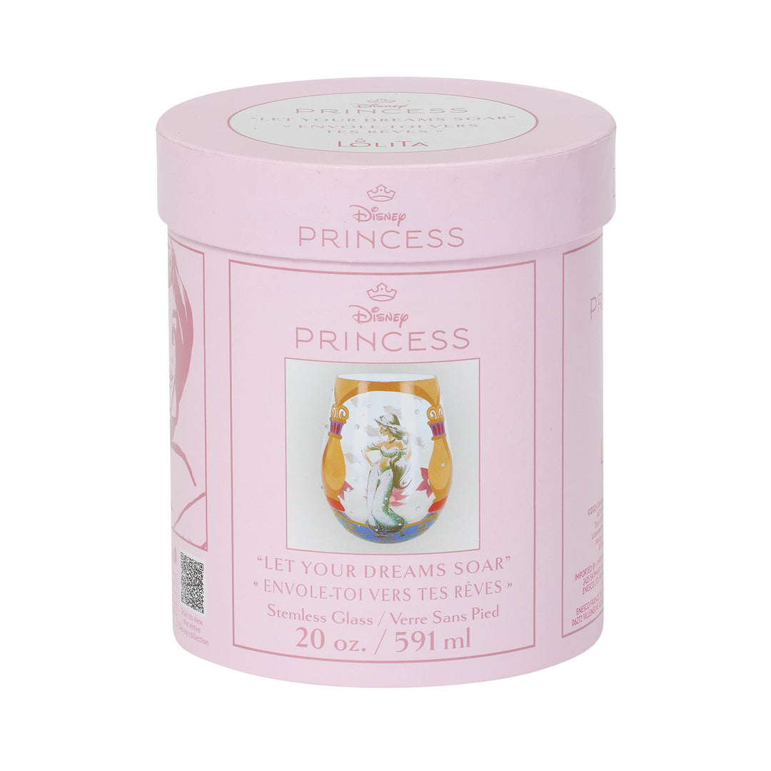 Let your Dreams Soar (Jasmine) Stemless Glass