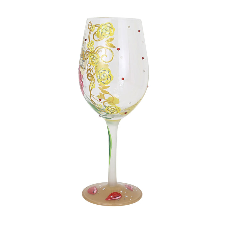 Bold like a Rose (Belle) Glass
