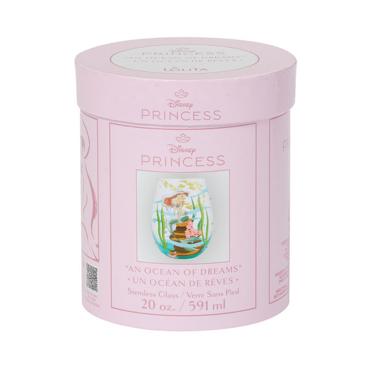 An Ocean of Dreams (Ariel) Stemless Glass