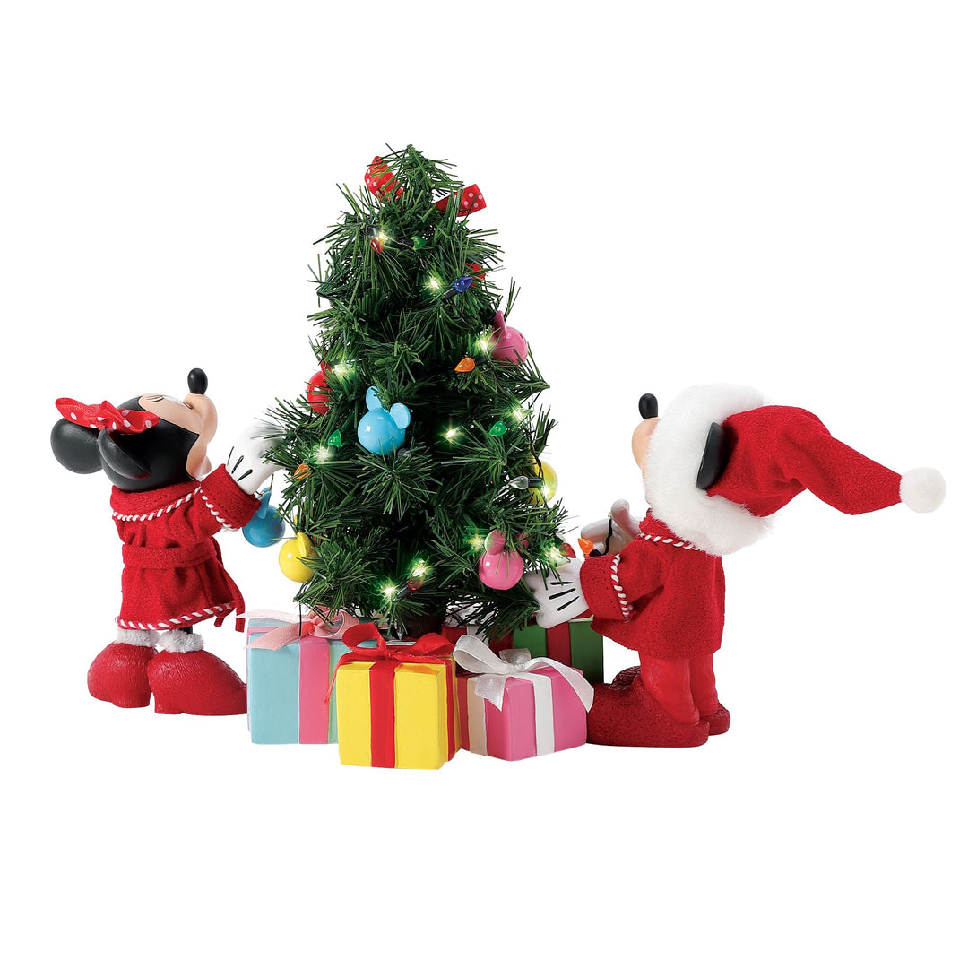 Mickey and Minnie Mouse Decorations Disney Possible Dreams by D56