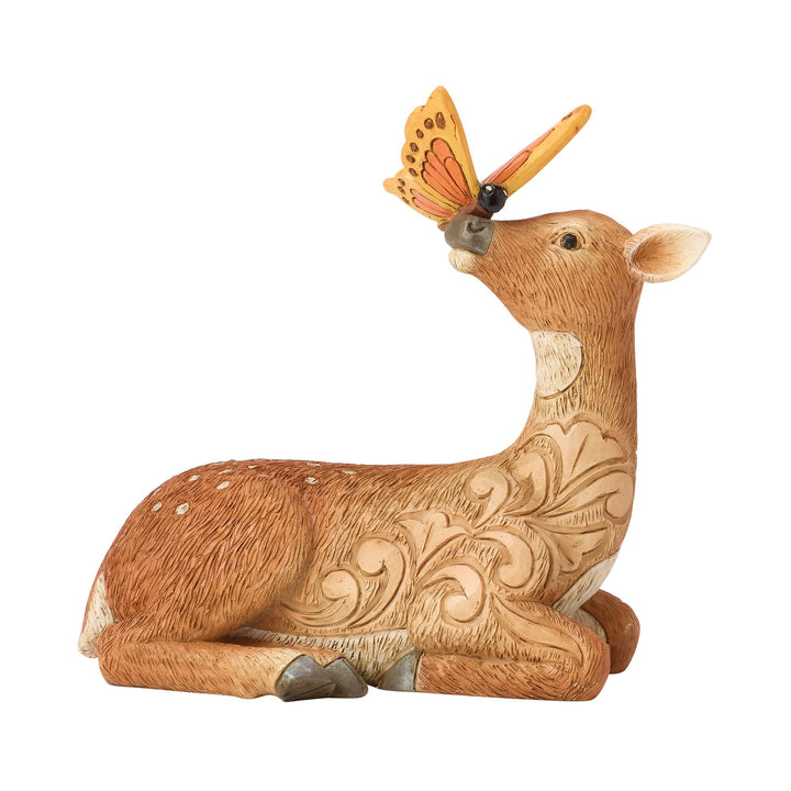 Deer with Butterfly