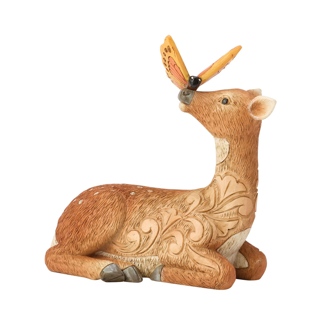 Deer with Butterfly