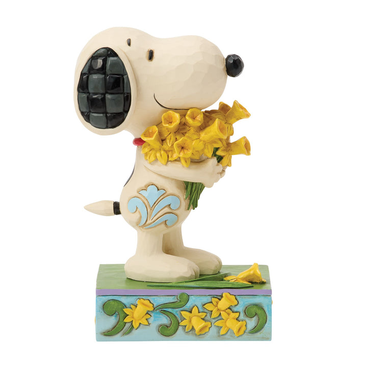 Snoopy with Daffodils