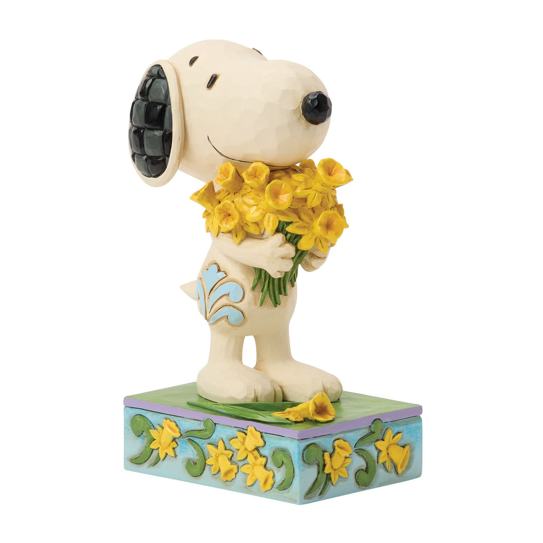 Snoopy with Daffodils