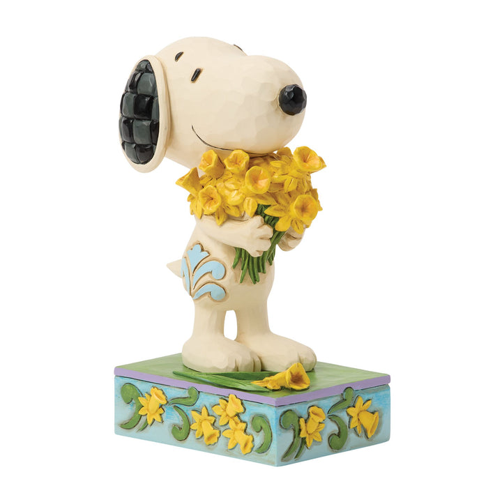 Snoopy with Daffodils