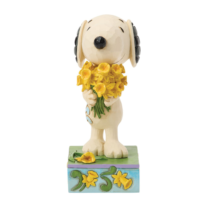 Snoopy with Daffodils