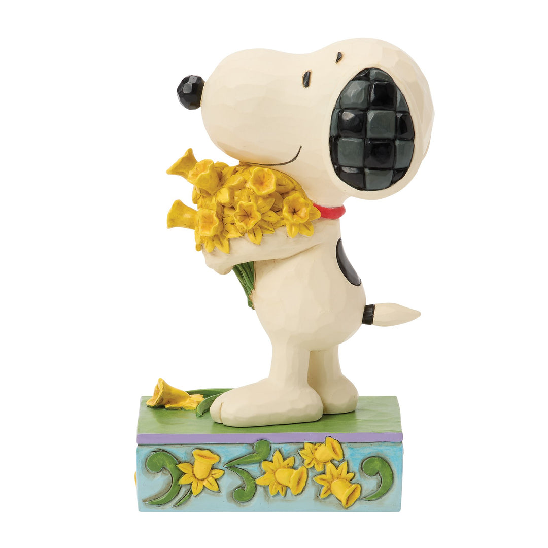 Snoopy with Daffodils
