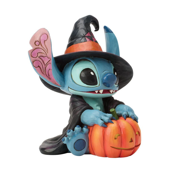 Witchy Stitch (Stitch Witch with Jack-O-Lantern Figurine)