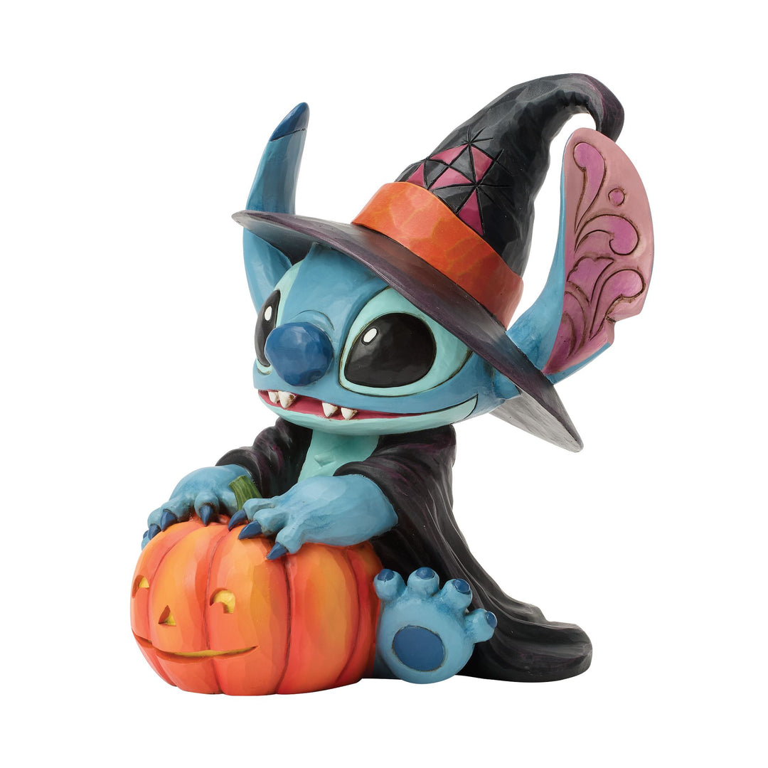 Witchy Stitch (Stitch Witch with Jack-O-Lantern Figurine)