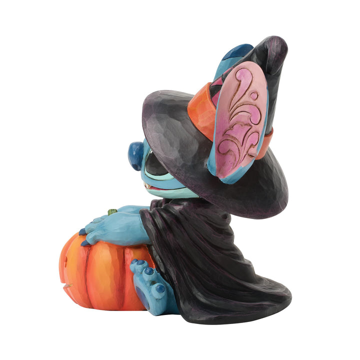Witchy Stitch (Stitch Witch with Jack-O-Lantern Figurine)