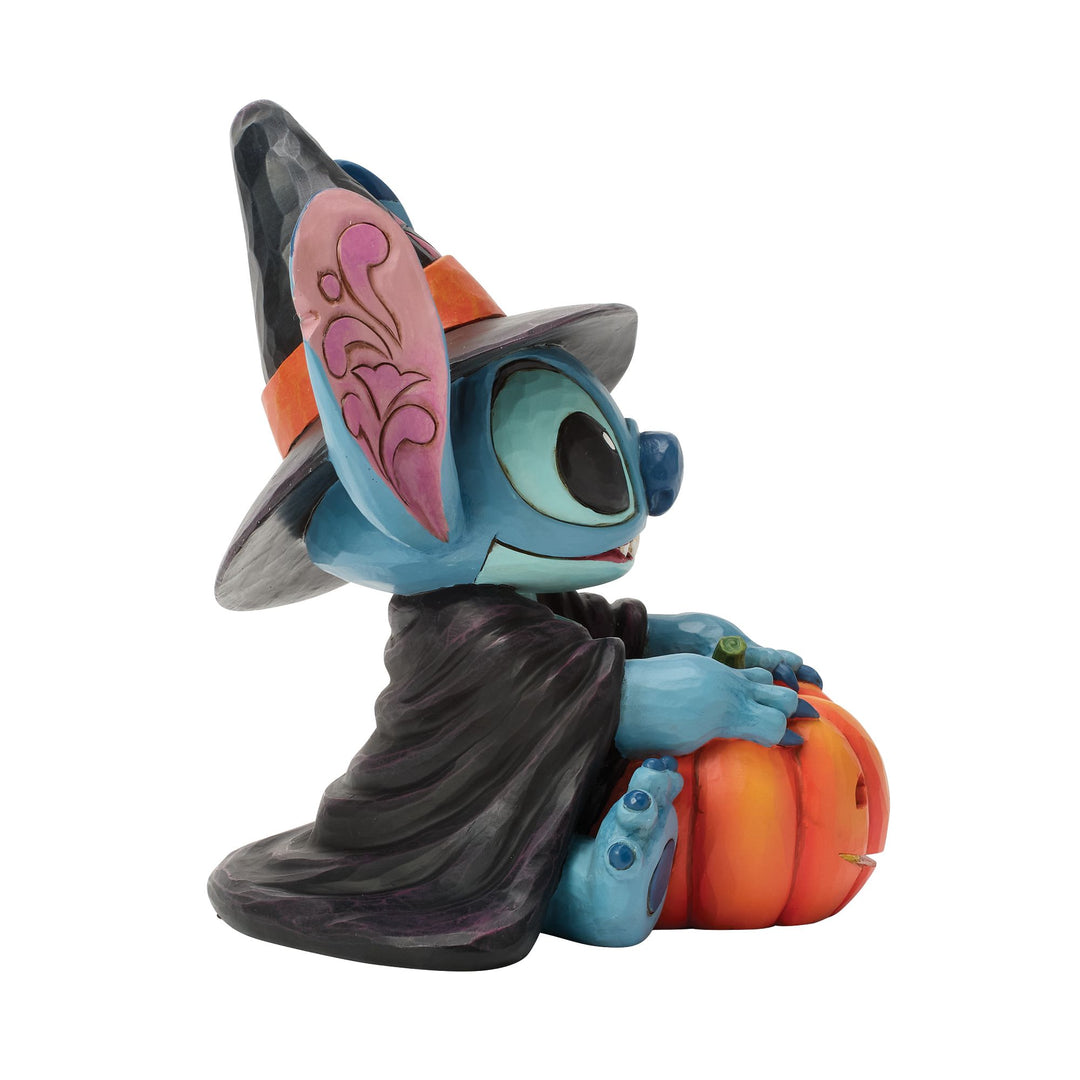 Witchy Stitch (Stitch Witch with Jack-O-Lantern Figurine)
