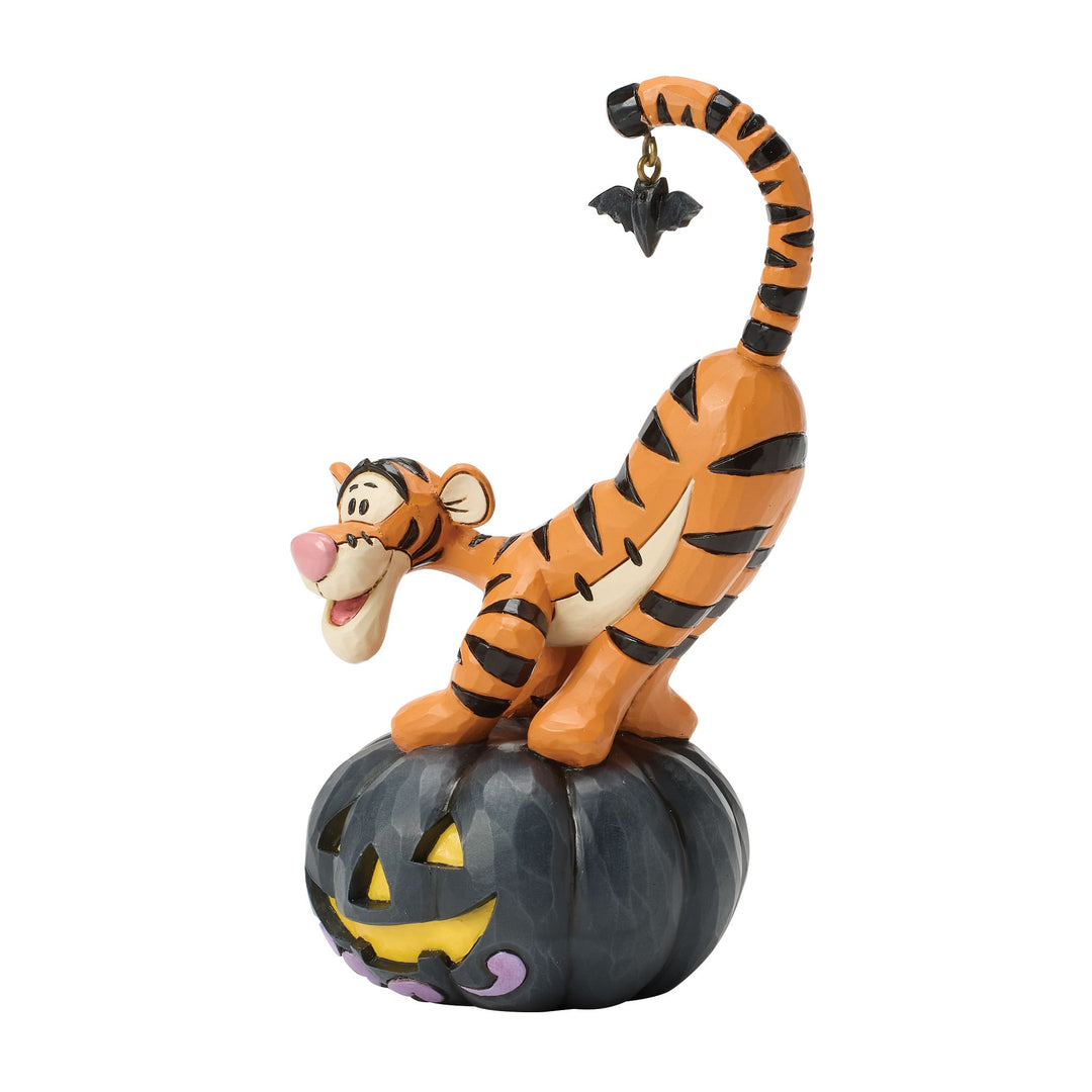 Bat-tastic Fun (Tigger on Jack-O-Lantern Figurine)