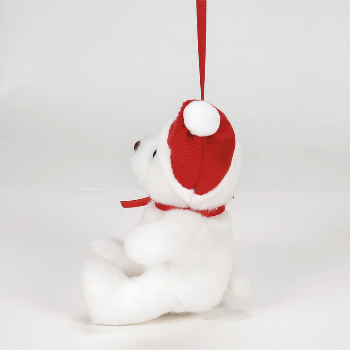 Marshmallow Holly Jolly Hanging Plush by Boyds Bears