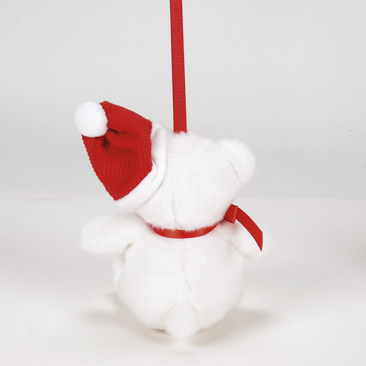 Marshmallow Holly Jolly Hanging Plush by Boyds Bears