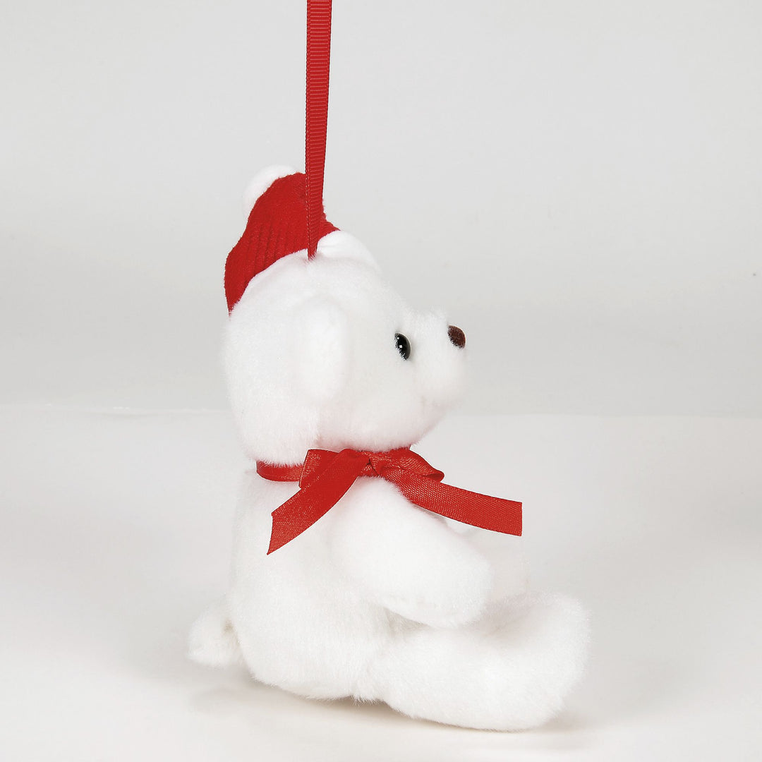 Marshmallow Holly Jolly Hanging Plush by Boyds Bears