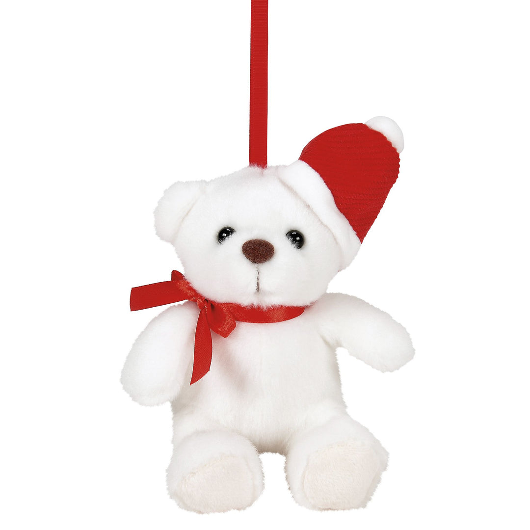 Marshmallow Holly Jolly Hanging Plush by Boyds Bears