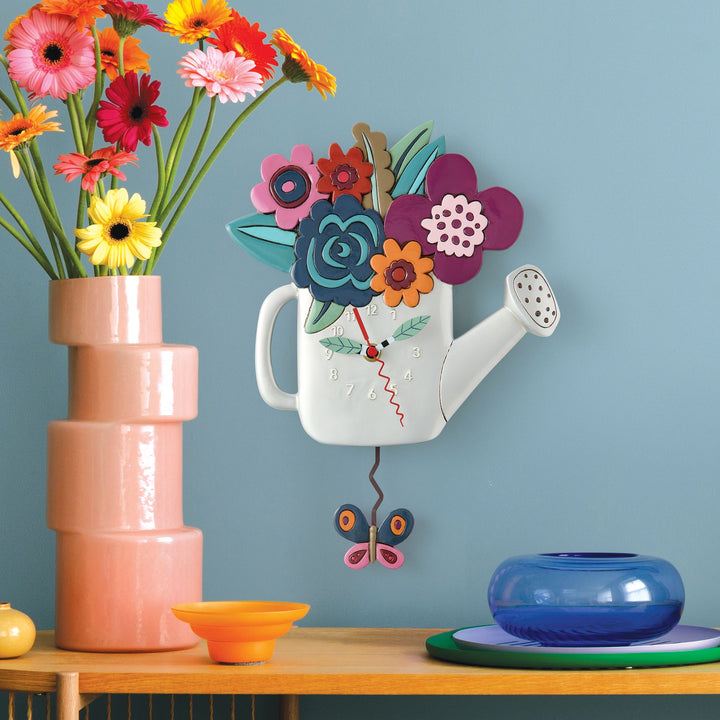Time to Bloom Wall Clock by Allen Designs