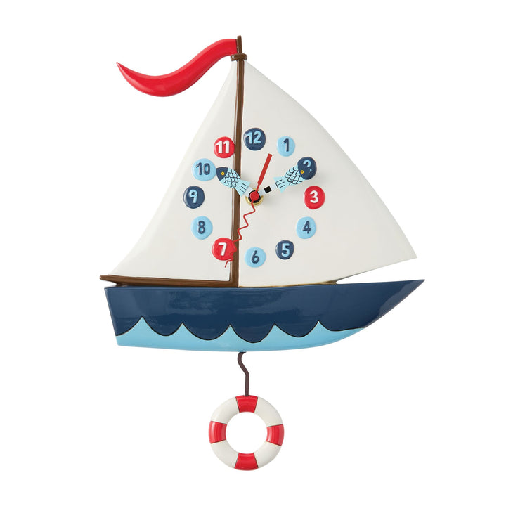 Smooth Sailing Wall Clock by Allen Designs