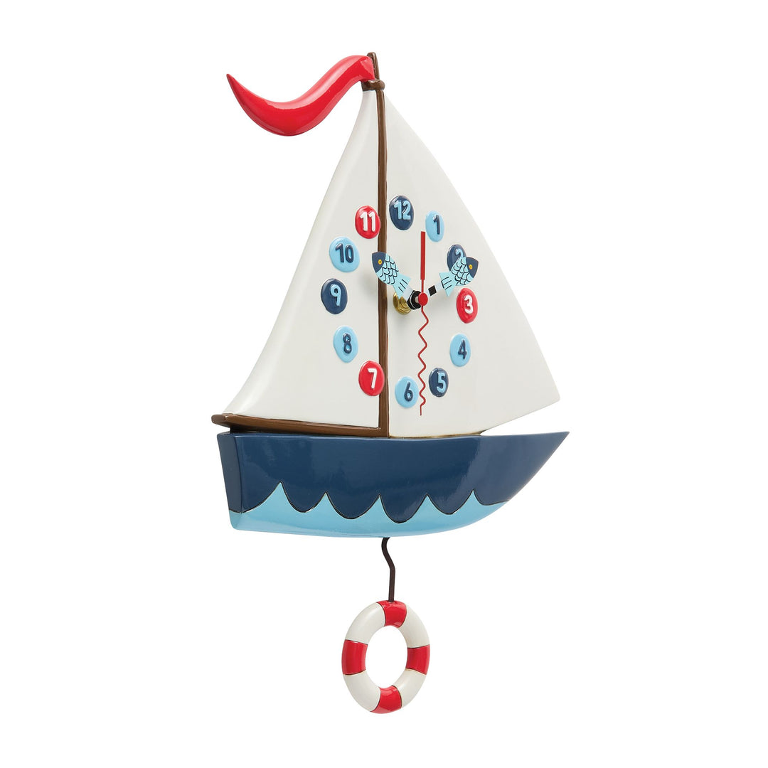 Smooth Sailing Wall Clock by Allen Designs