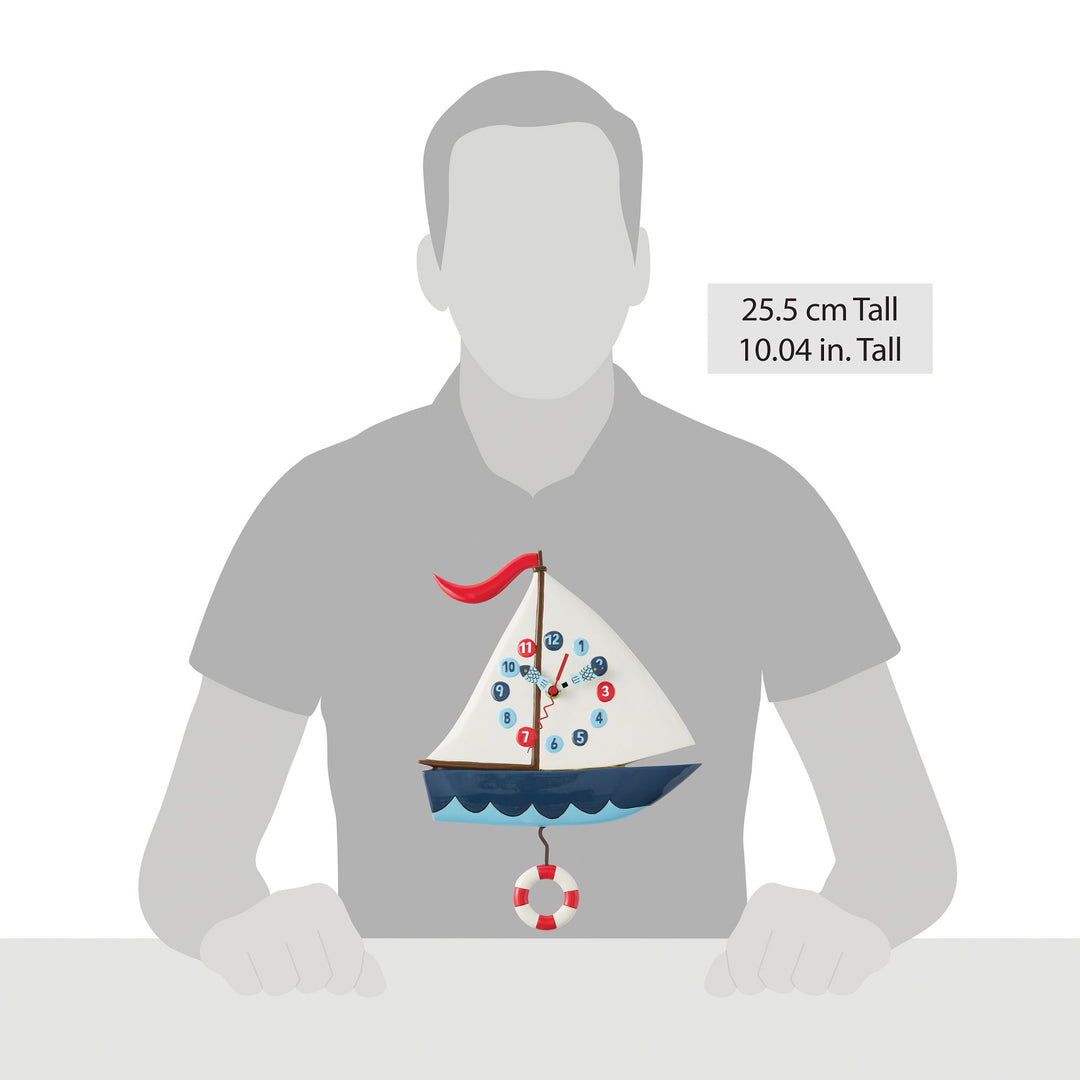 Smooth Sailing Wall Clock by Allen Designs
