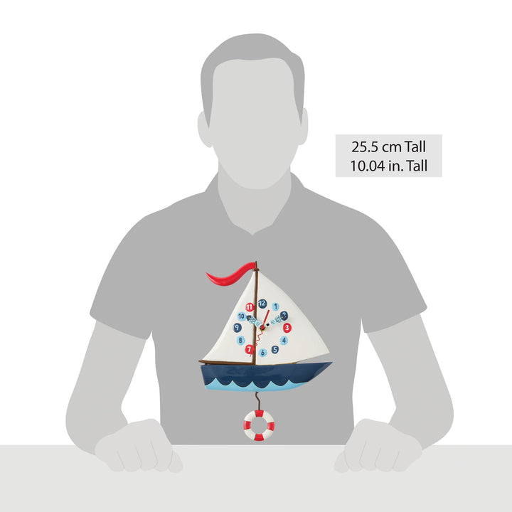 Smooth Sailing Wall Clock by Allen Designs