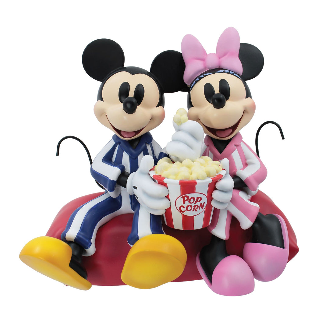 Mickey and Minnie Movie Night Figurine