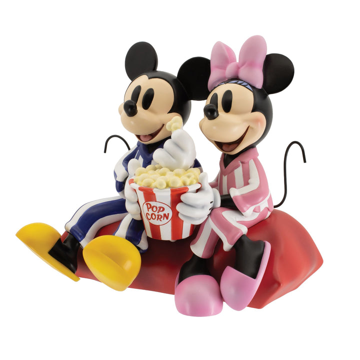 Mickey and Minnie Movie Night Figurine