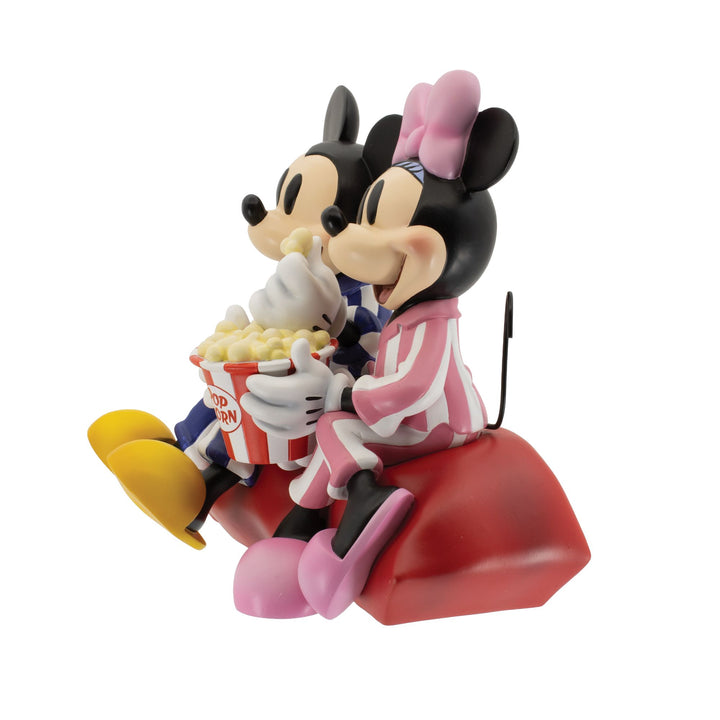 Mickey and Minnie Movie Night Figurine
