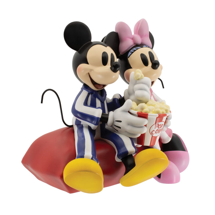 Mickey and Minnie Movie Night Figurine