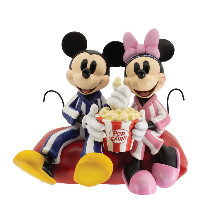 Mickey and Minnie Movie Night Figurine