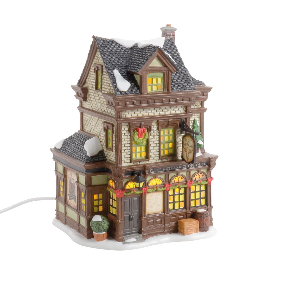 The Fleet and Strand Chop House Dickens Village