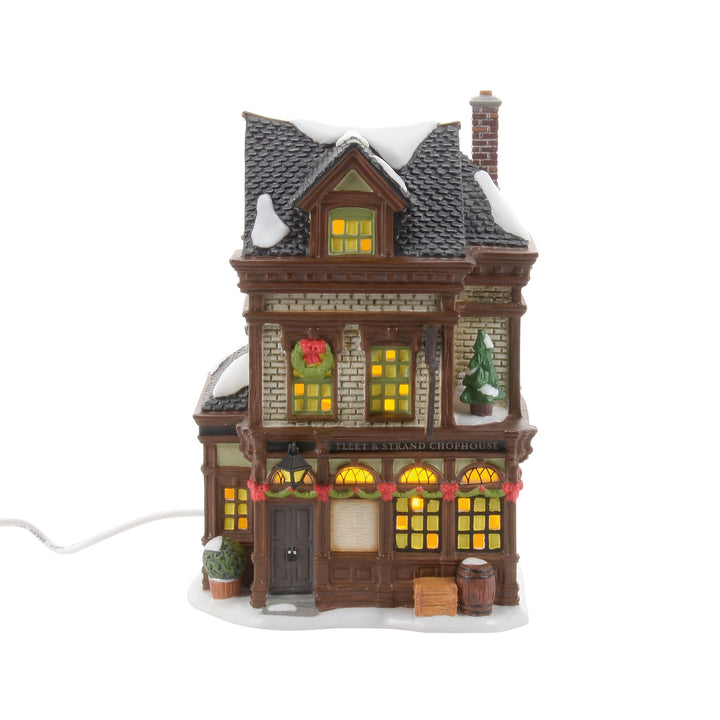 The Fleet and Strand Chop House Dickens Village