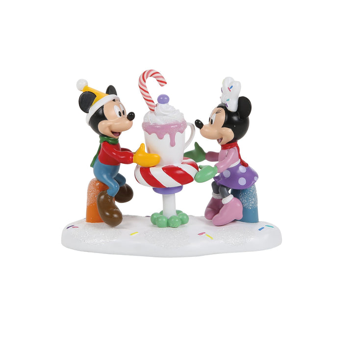 A Cocoa With A Cutie! (Mickey & Minnie Figurine) - Disney Village by D56