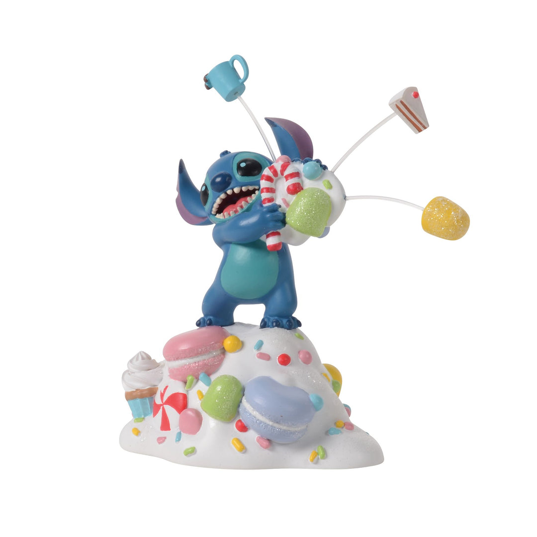 Stitch Orders it All (Stitch with Treats Figurine) Disney Village by D56
