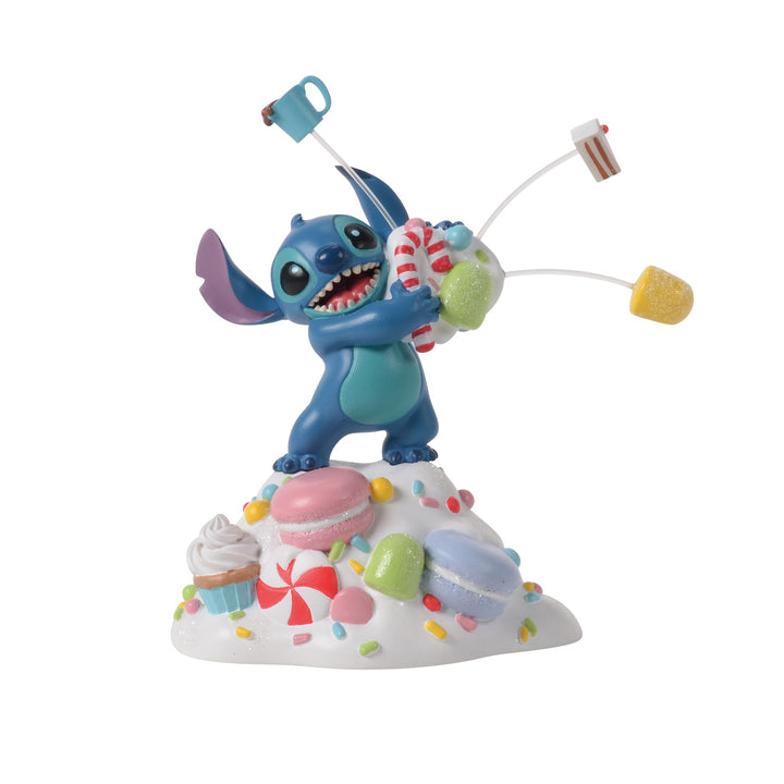 Stitch Orders it All (Stitch with Treats Figurine) Disney Village by D56
