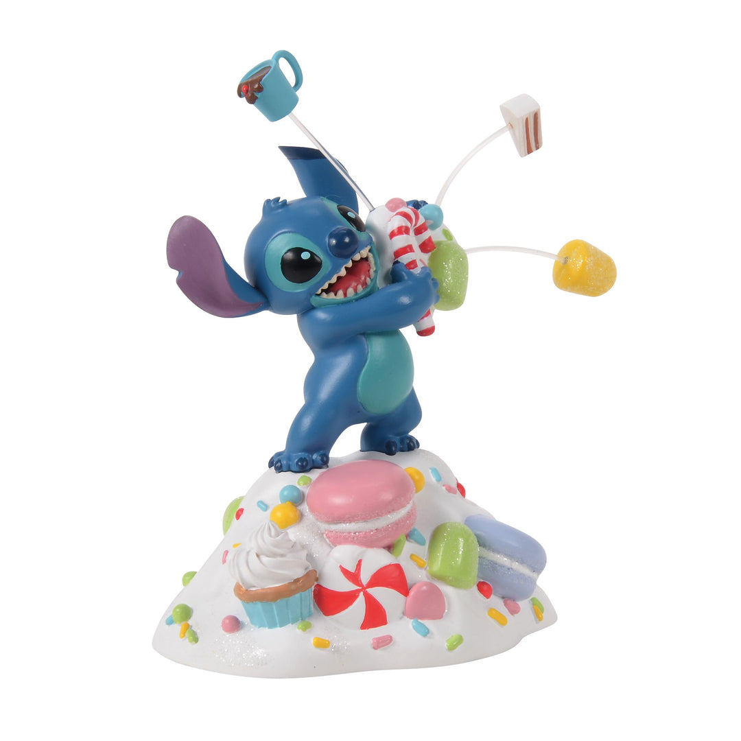 Stitch Orders it All (Stitch with Treats Figurine) Disney Village by D56