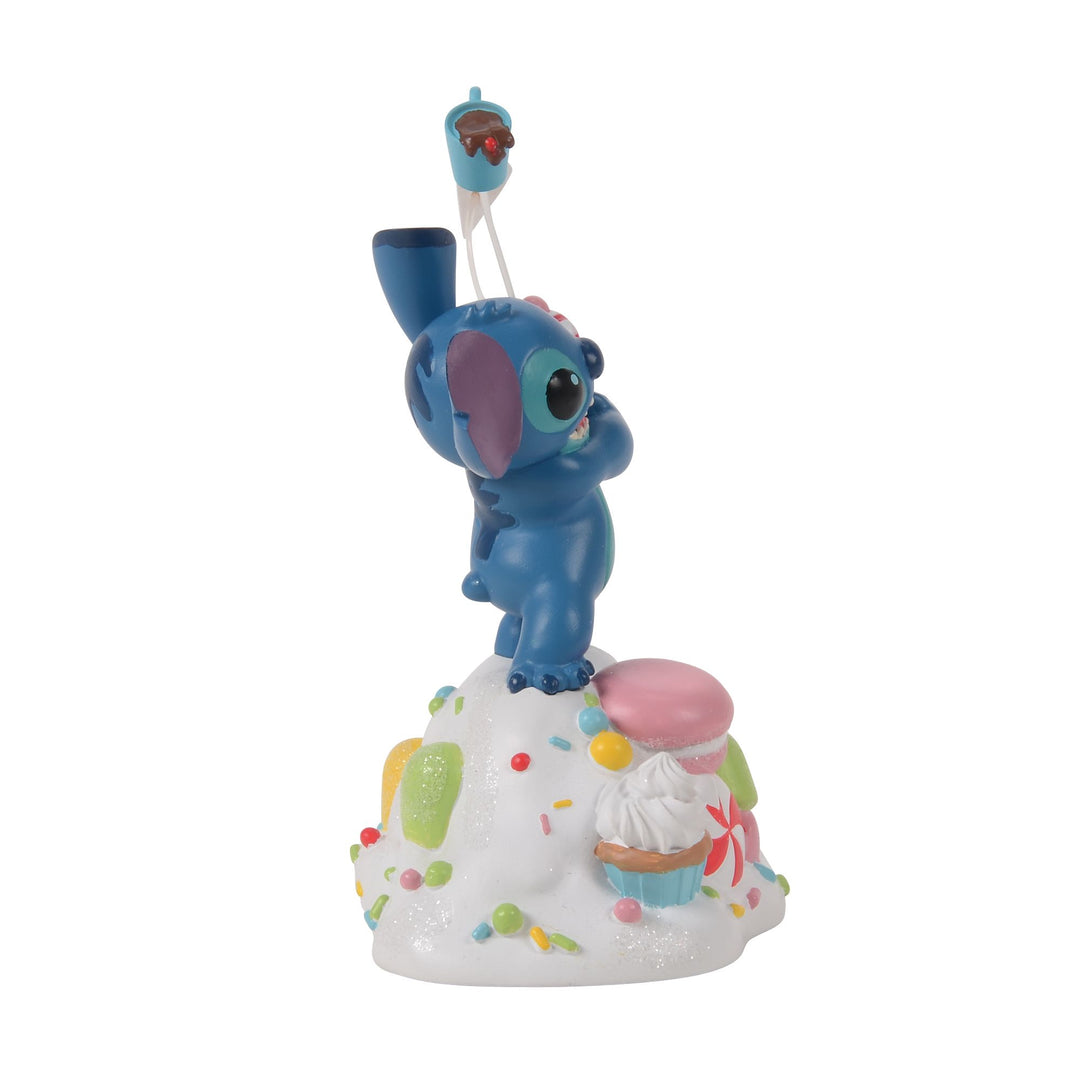 Stitch Orders it All (Stitch with Treats Figurine) Disney Village by D56