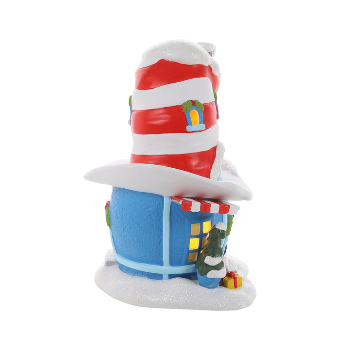 Cat in the Hat Herberdashery Illuminated Building by Department 56