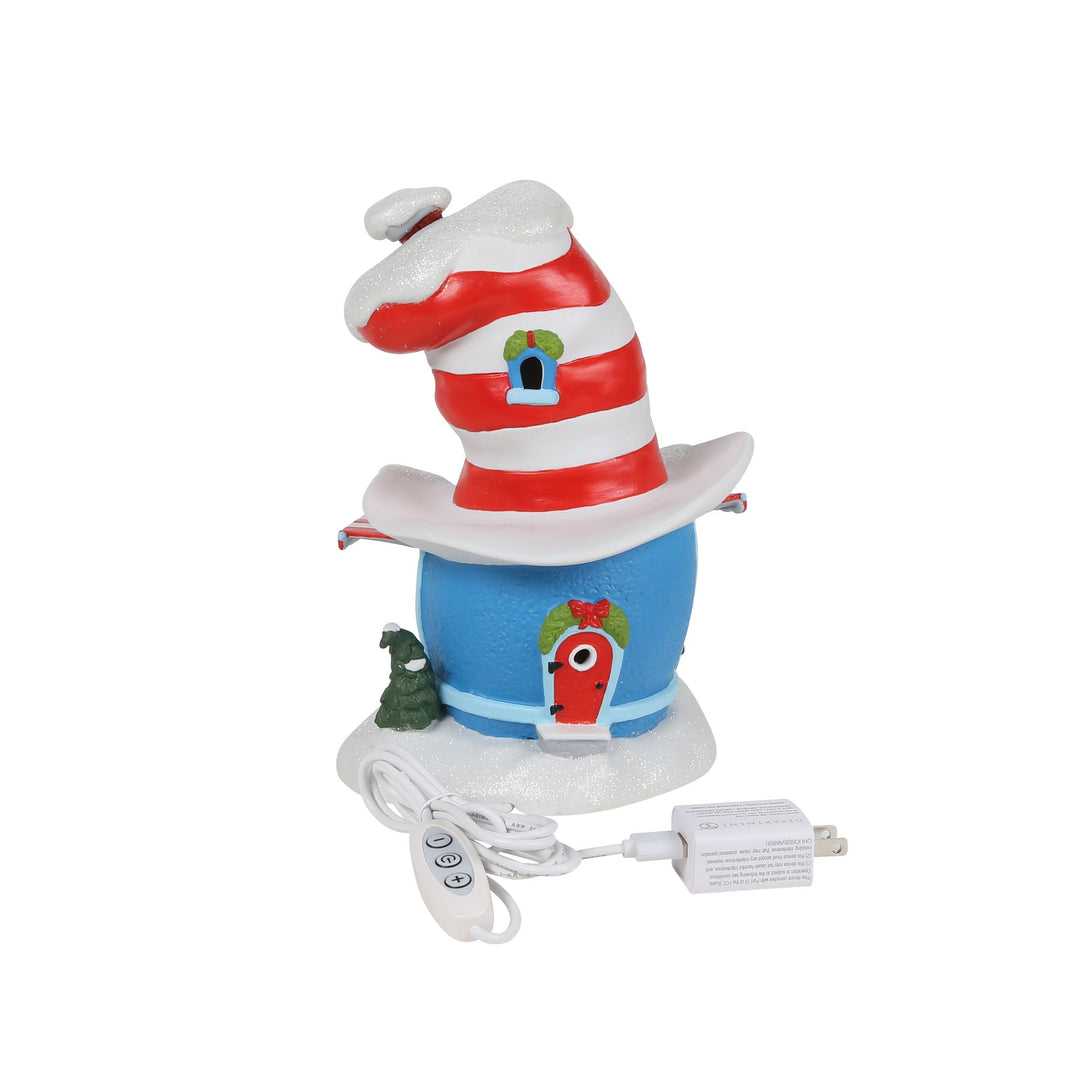 Cat in the Hat Herberdashery Illuminated Building by Department 56