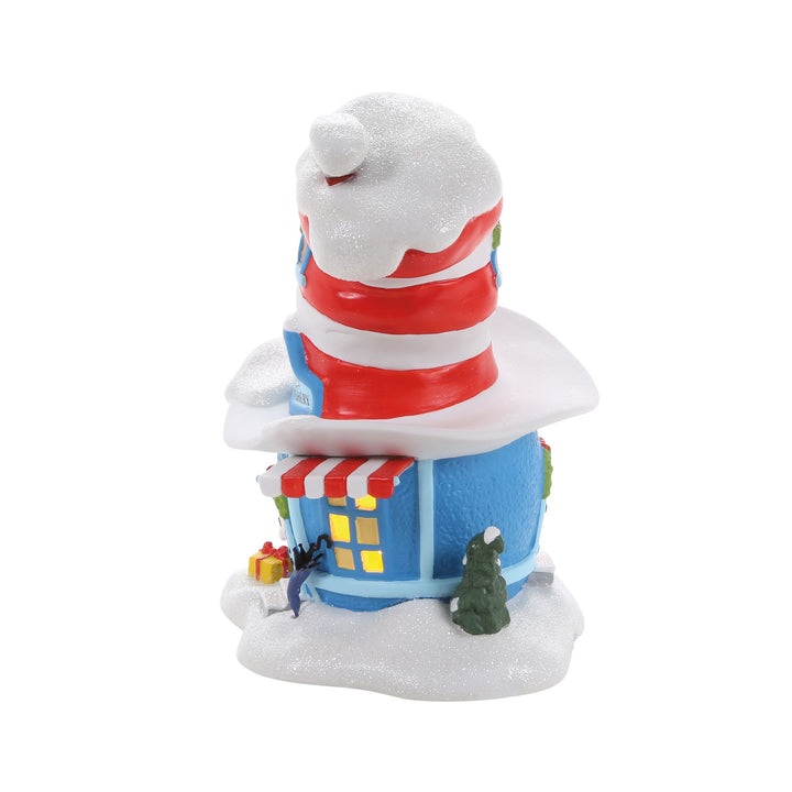 Cat in the Hat Herberdashery Illuminated Building by Department 56