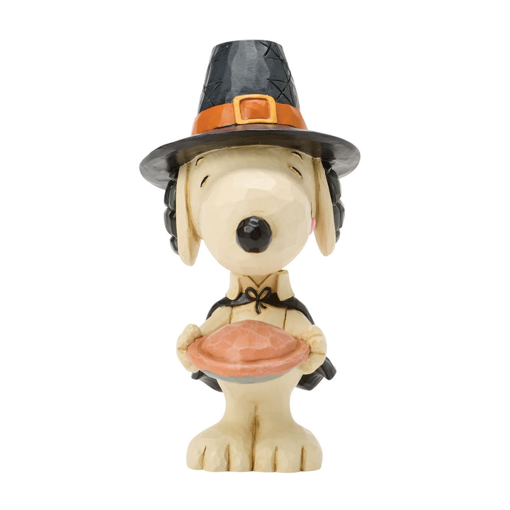 Snoopy with Pumpkin Pie Mini Figurine