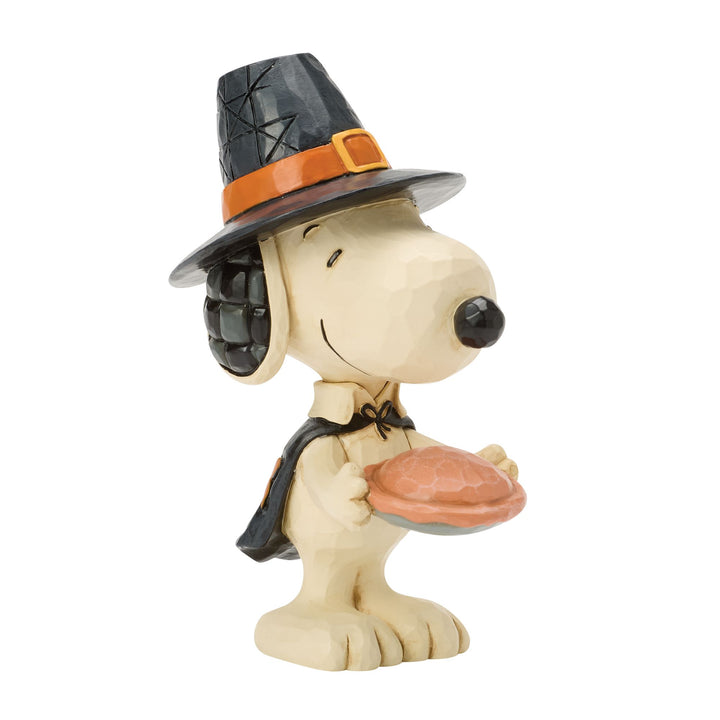Snoopy with Pumpkin Pie Mini Figurine